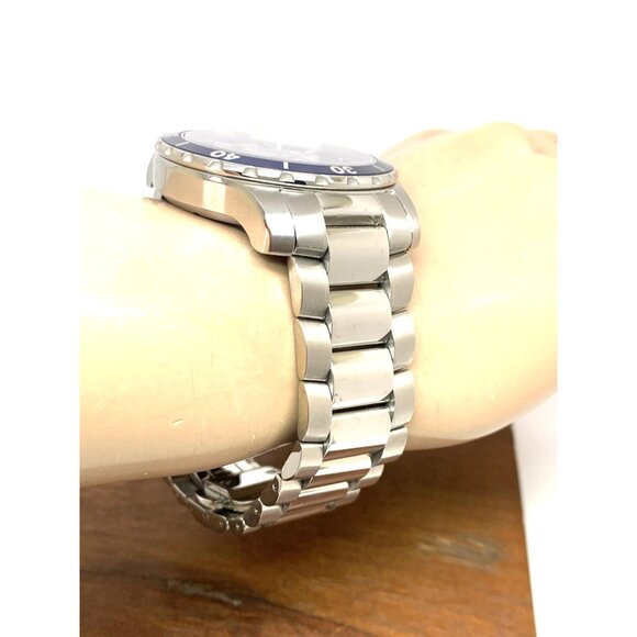 Movado Men's Watch 2600137 Series 800 Swiss Quartz Blue Dial Silver Steel 40mm - Picture 13 of 15